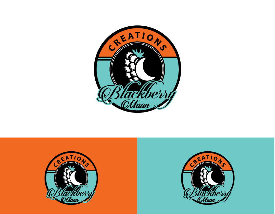 Logo Design by debdesign for Blackberry Moon Creations | Design #13406502
