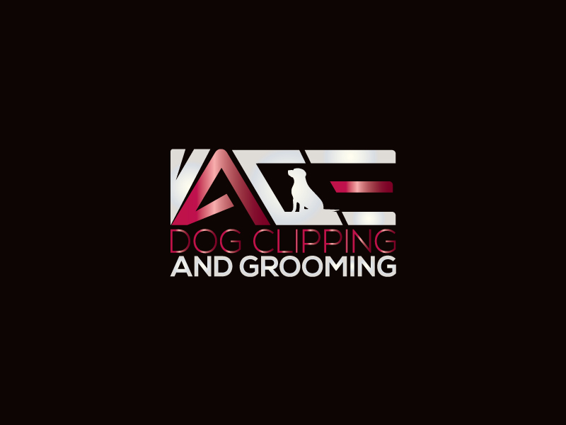 Logo Design by noishotori for ACE dog clipping and grooming | Design #13629377