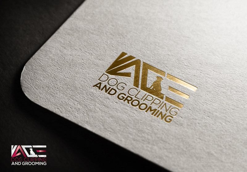 Logo Design by noishotori for ACE dog clipping and grooming | Design #13629378