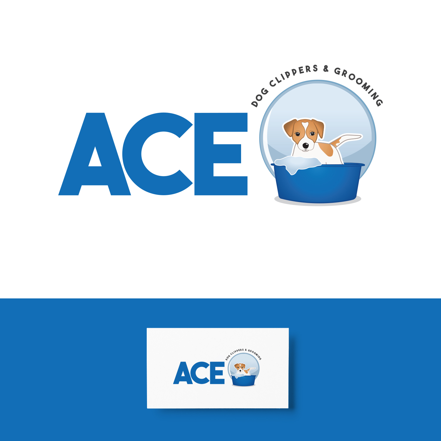 Logo Design by Claire.W for ACE dog clipping and grooming | Design #13603557