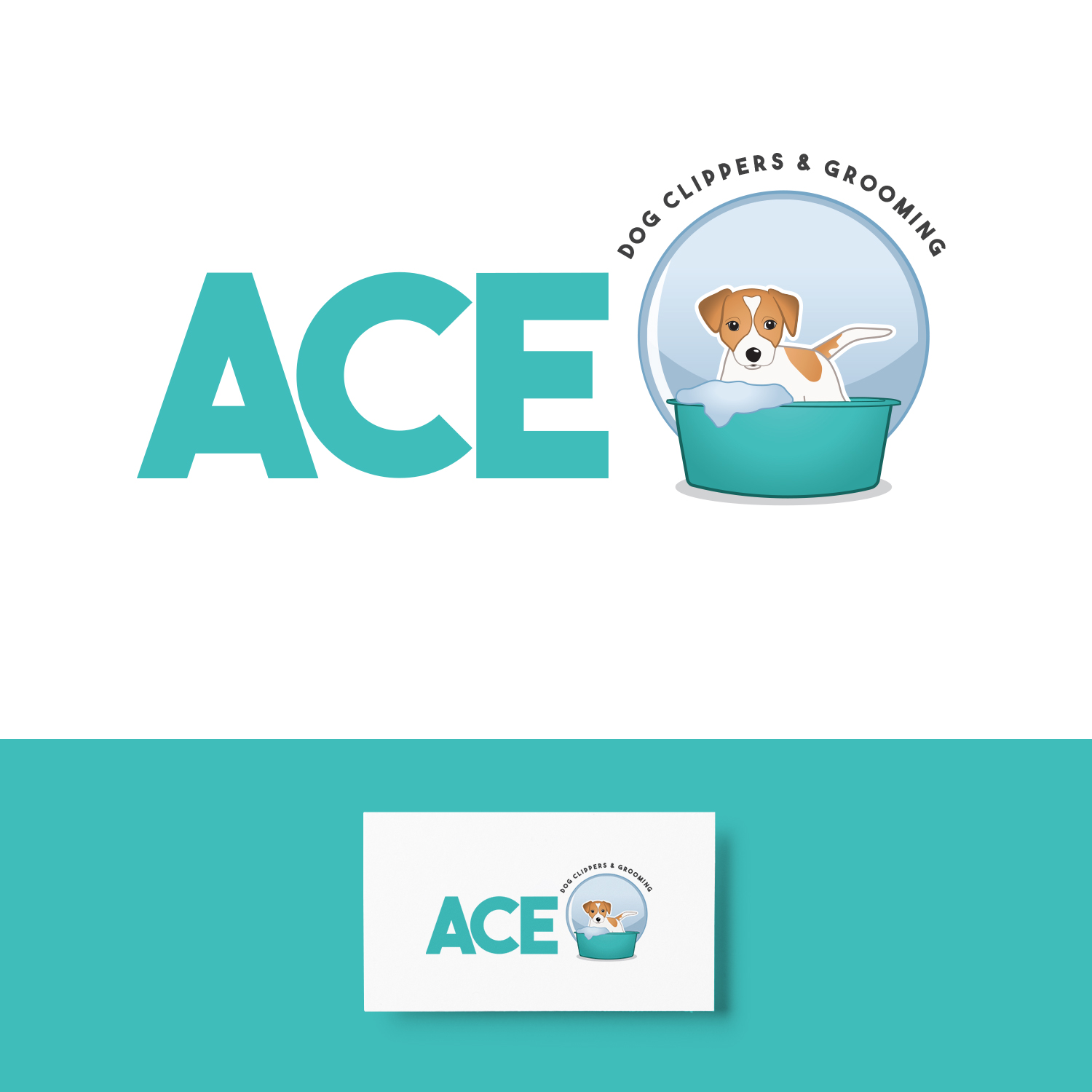Logo Design by Claire.W for ACE dog clipping and grooming | Design #13603580