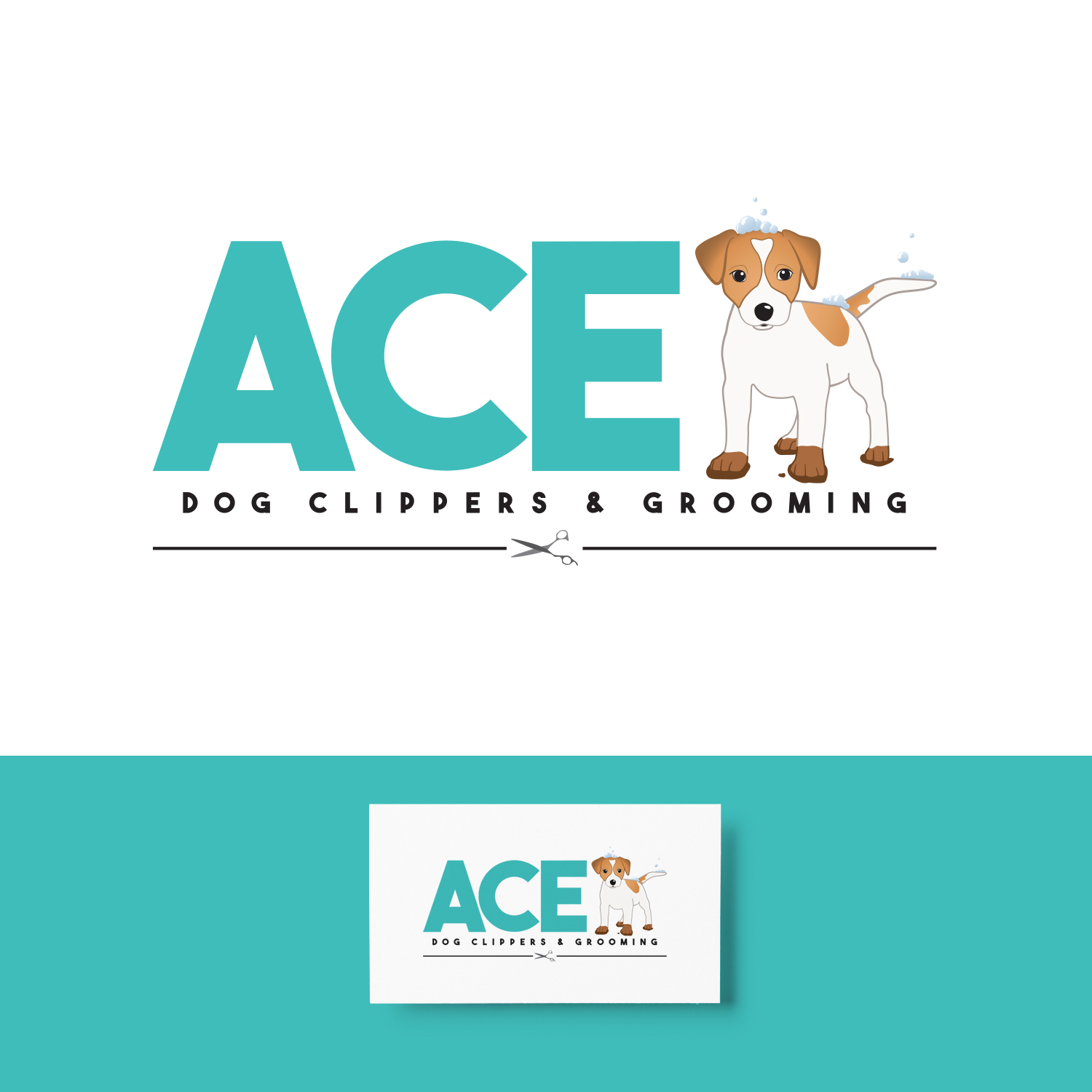 Logo Design by Claire.W for ACE dog clipping and grooming | Design #13617648