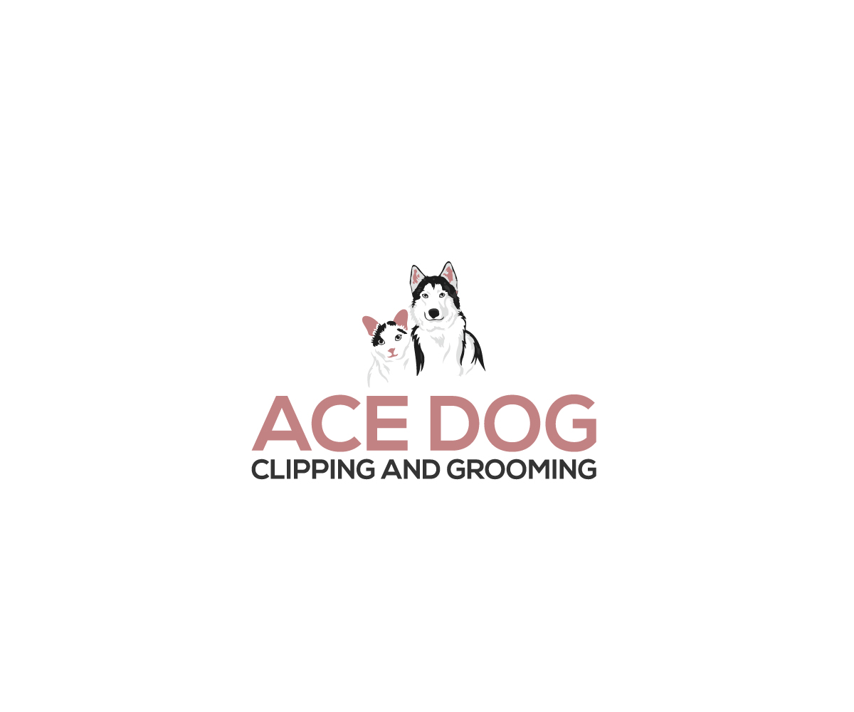 Logo Design by imshohaghossain85 for ACE dog clipping and grooming | Design #13602689