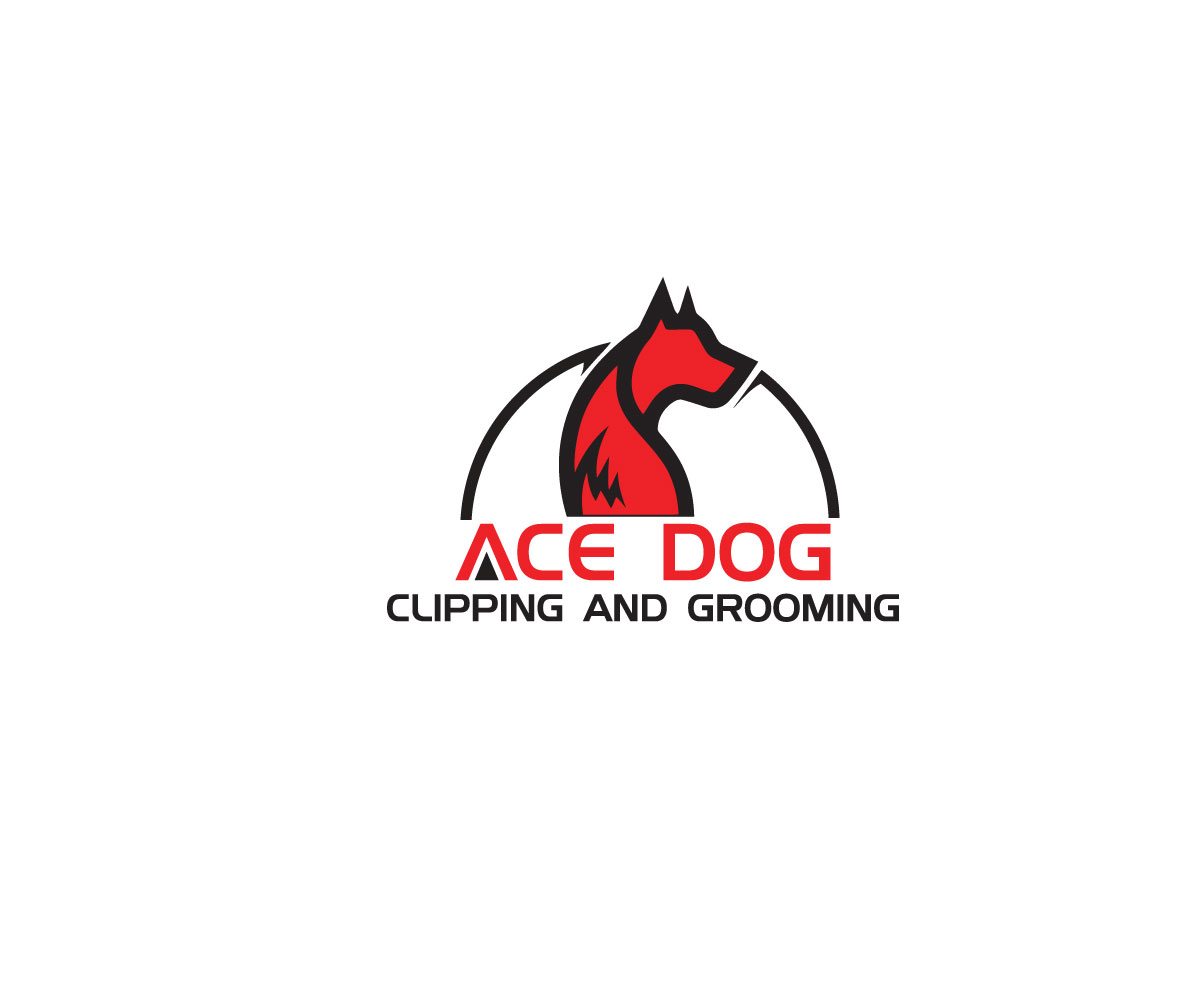 Logo Design by logout babu for ACE dog clipping and grooming | Design #13603500