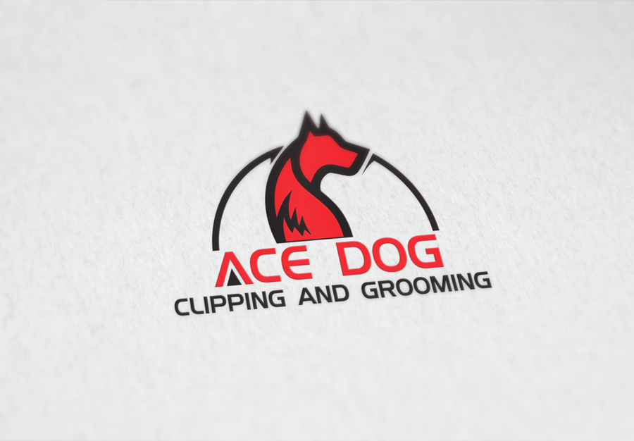 Logo Design by logout babu for ACE dog clipping and grooming | Design #13603503