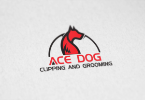 Logo Design by logout babu for ACE dog clipping and grooming | Design: #13603503