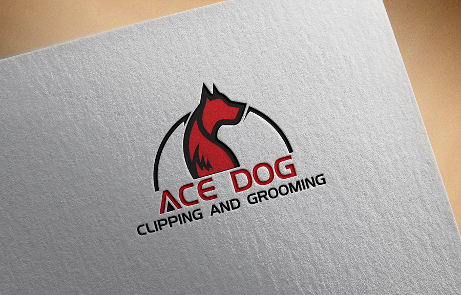 Logo Design by logout babu for ACE dog clipping and grooming | Design #13603506