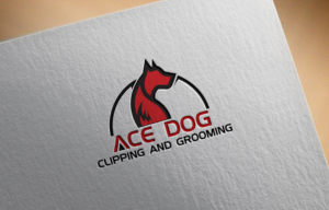 Logo Design by logout babu for ACE dog clipping and grooming | Design: #13603506
