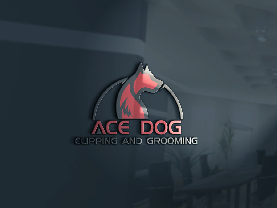 Logo Design by logout babu for ACE dog clipping and grooming | Design #13603508