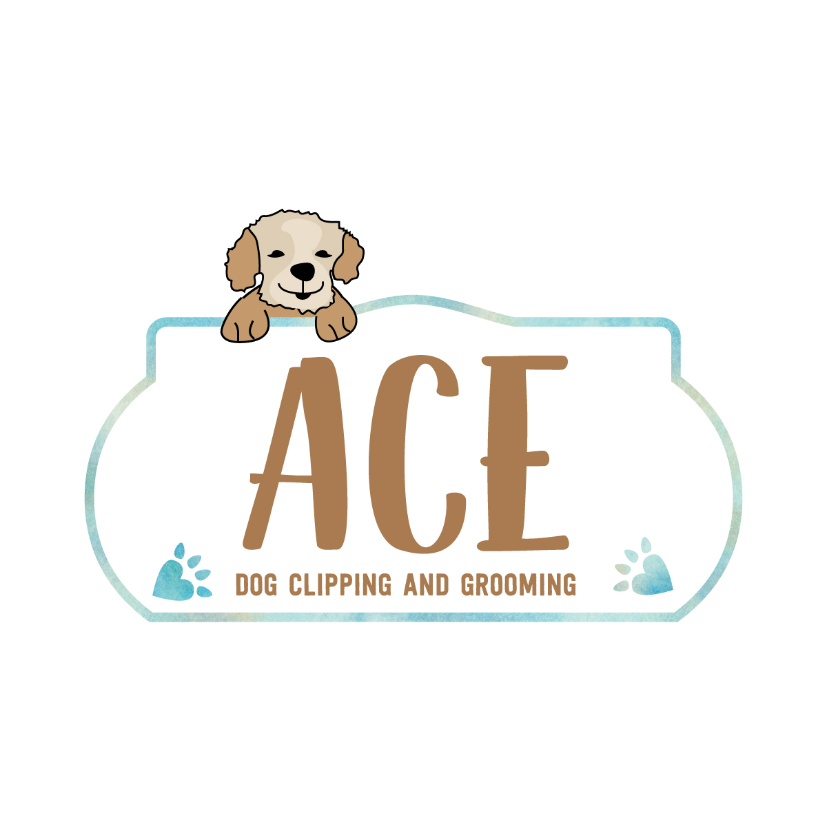 Diseño de Logo por Miss.Lucky para ACE dog clipping and grooming | Diseño #13617494