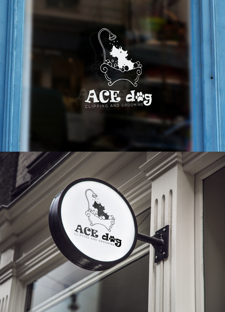 Logo Design by stanko.man for ACE dog clipping and grooming | Design #13594685