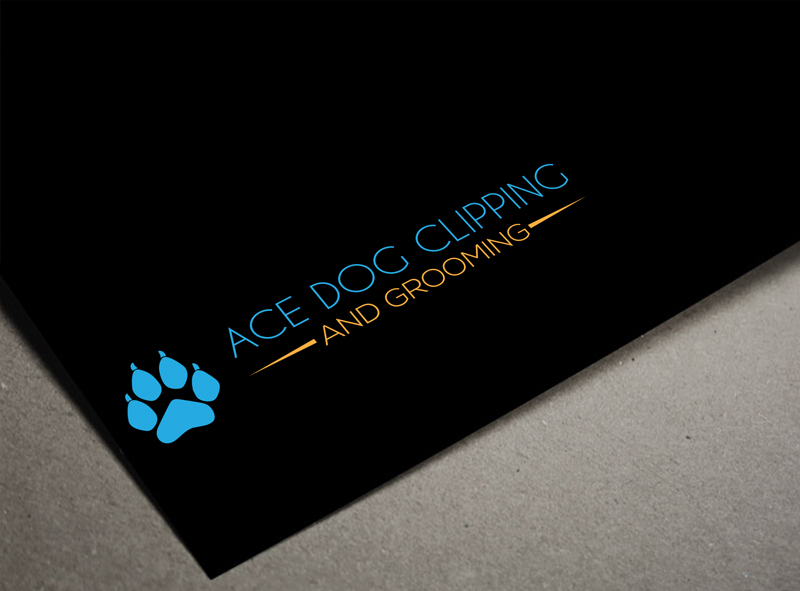 Logo Design by adobeomor for ACE dog clipping and grooming | Design #13611895