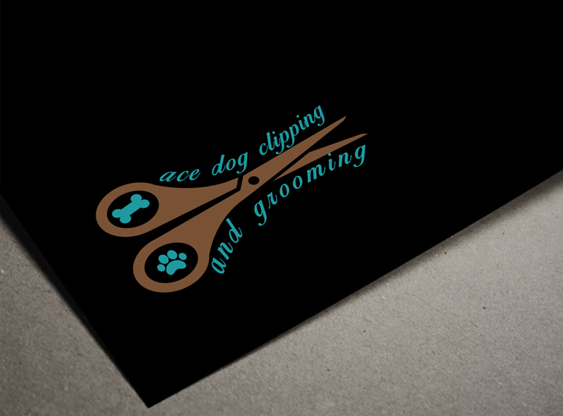 Logo Design by adobeomor for ACE dog clipping and grooming | Design #13611897