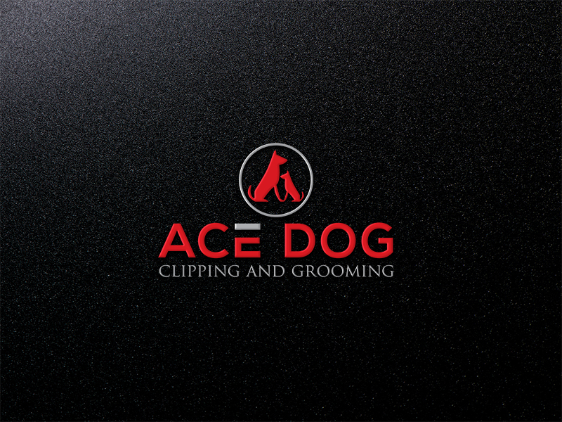 Logo Design by taherswapon for ACE dog clipping and grooming | Design #13605674