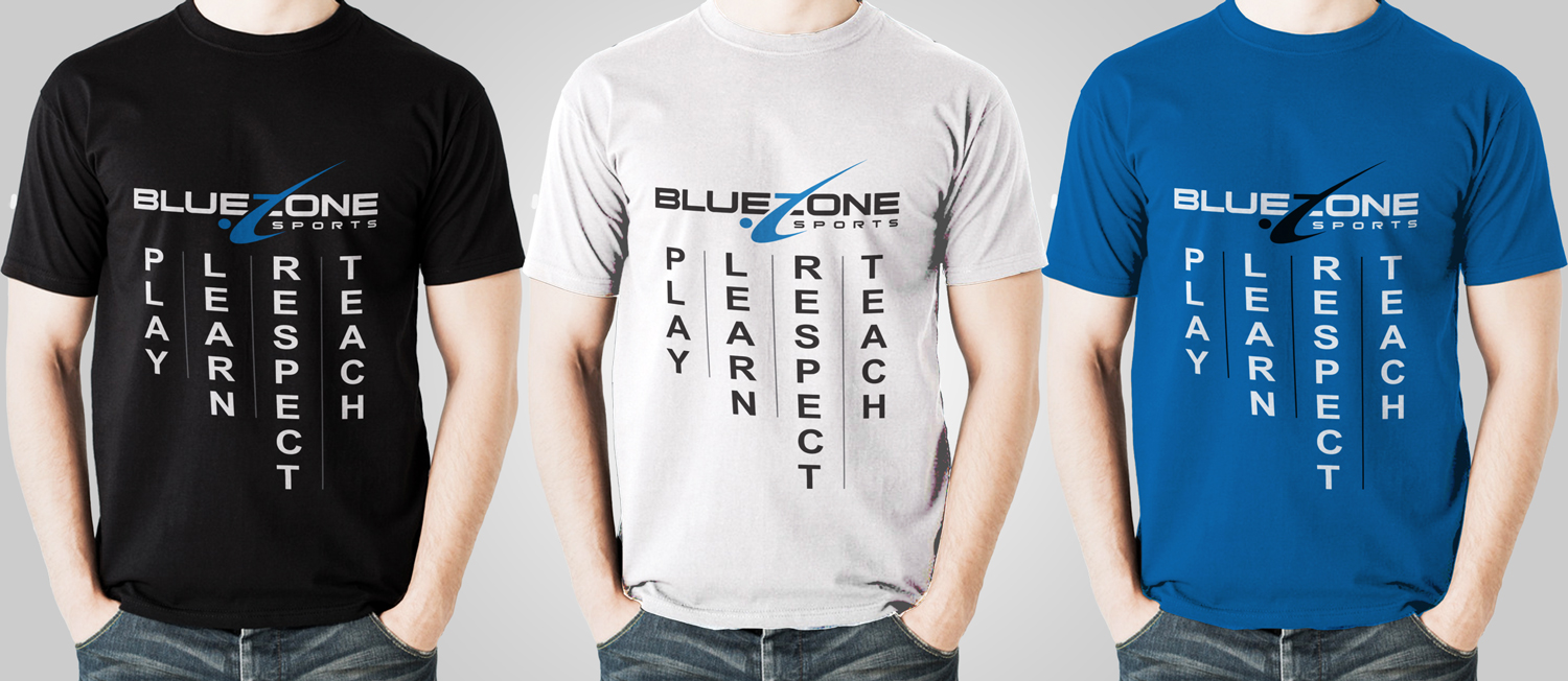 T-Shirt-Design von mm_man56 für Blue Zone Sports | Design #13424418