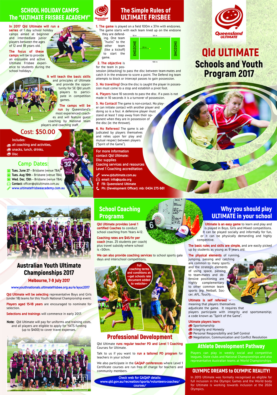 Flyer Design by ChrisDracula for QLD Ultimate | Design #13407545