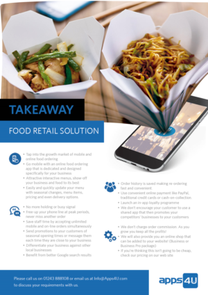 Flyer Design by Juan Bigotes for Apps4U  | Design: #13374202