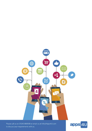 Flyer Design by Juan Bigotes for Apps4U  | Design: #13389674