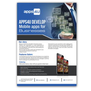 Flyer Design by creative.bugs for Apps4U  | Design: #13367710