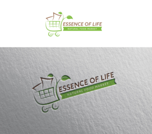 Essence of Life, natural food market | Logo Design by ultramarin