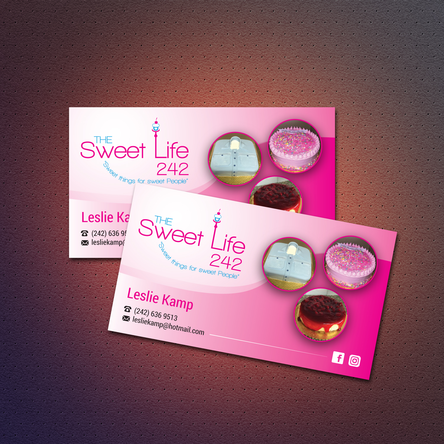 Business Card Design by Dezero for The Sweet Life 242 | Design #13362774