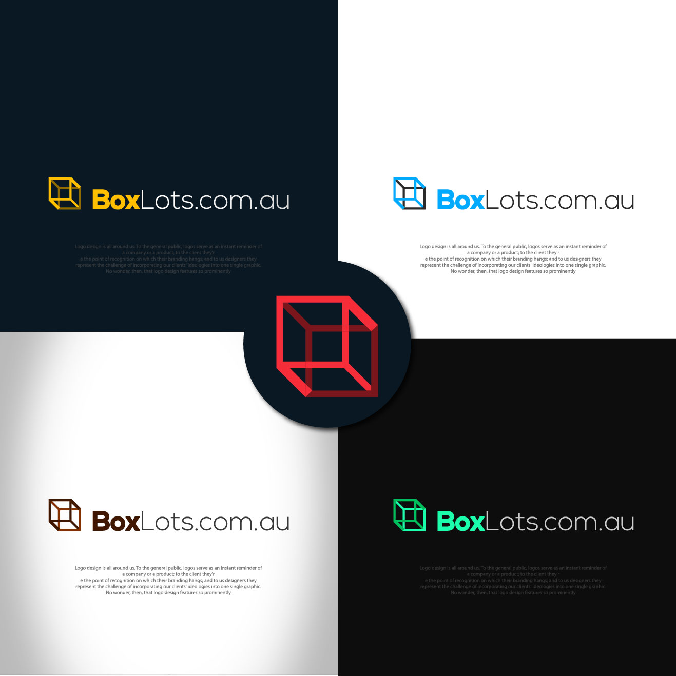 Logo Design by al-studio for boxlots.com.au | Design #13370042