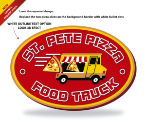 Logo Design by juangildardogonzalez for St. Pete Pizza Food Truck | Design: #13405926