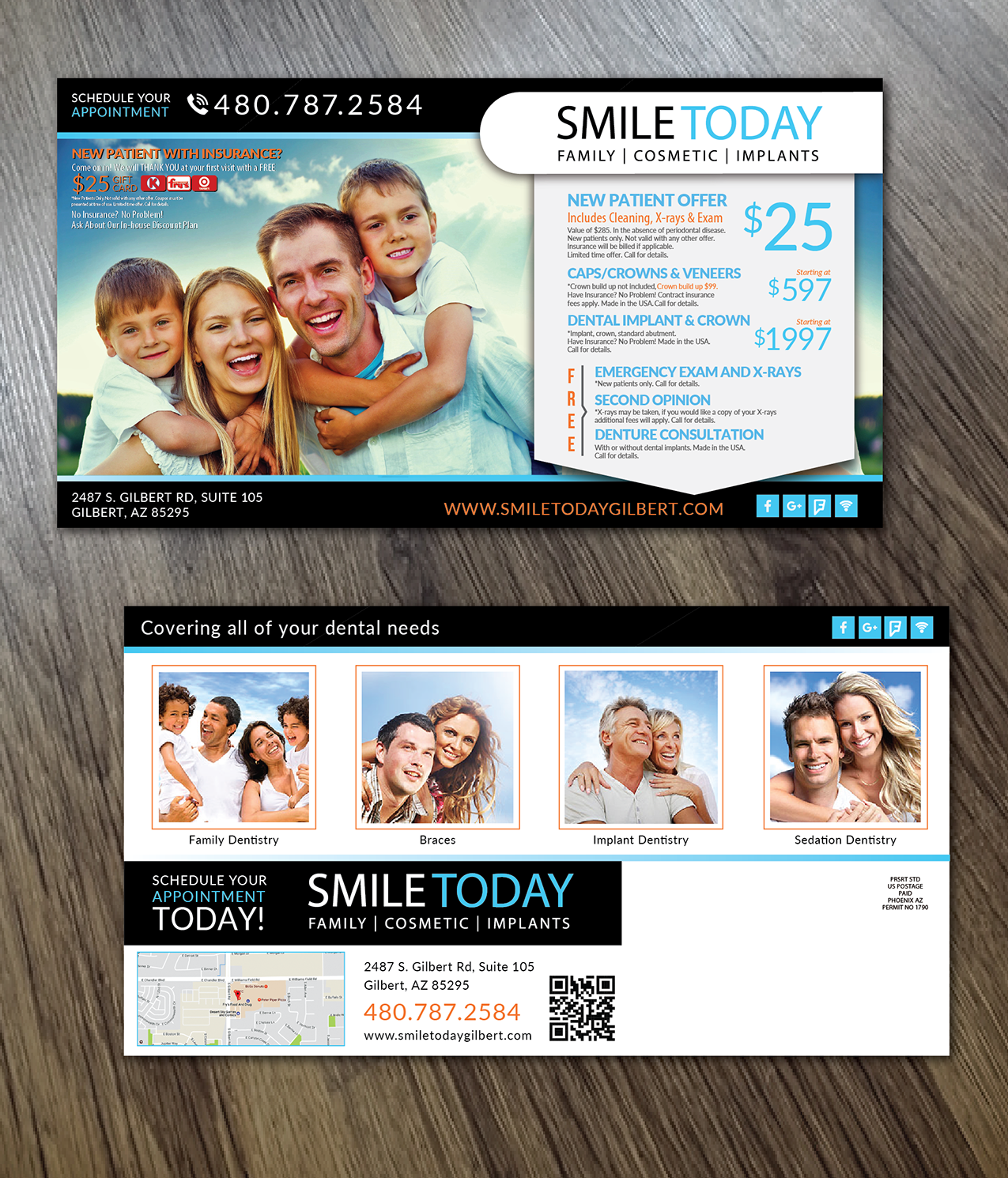 Design de Carte Postale par Alexandar pour Practice Management Specialists | Design #13448995