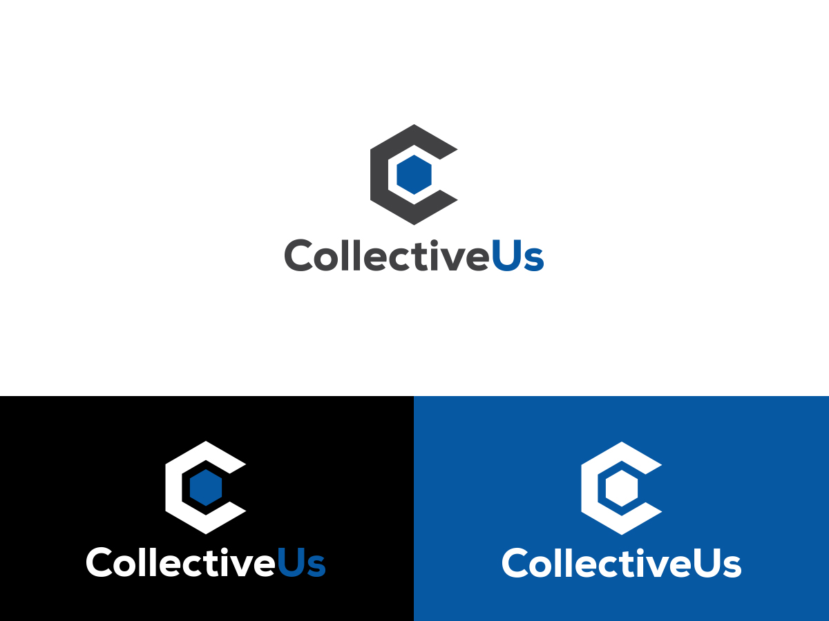 Logo Design by Slant Line Media for CollectiveUs | Design #13391499