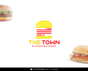 THE TOWN (BURGER & DONER) | Logo Design by Fatboy Graphic