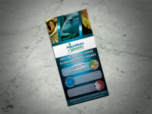 Create for a public aquarium, create the front page of the program of the animations of the french w | Design de Flyer par Scorpius design