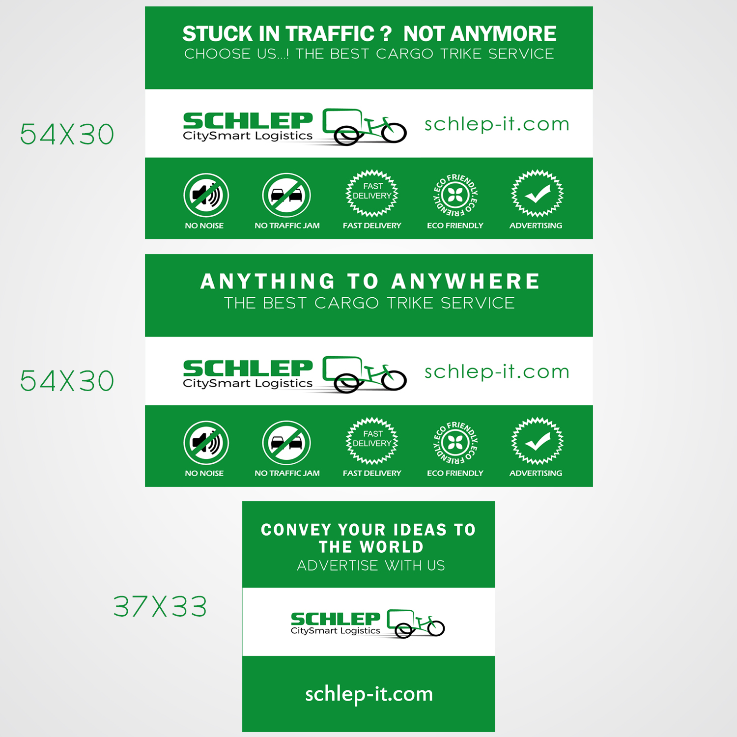 Diseño Publicitario por Stream Graphics para Schlep | Diseño #13565005