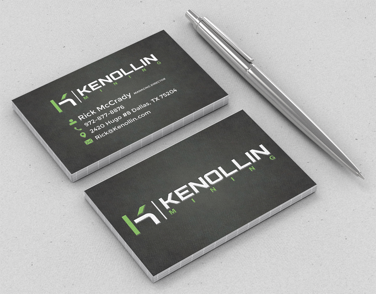 Design de Carte de Visite par eckographic pour Kenollin Mining | Design #2464113