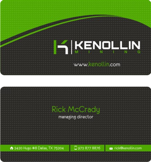 Business Card Design by IdeaBlast for Kenollin Mining | Design: #2466011