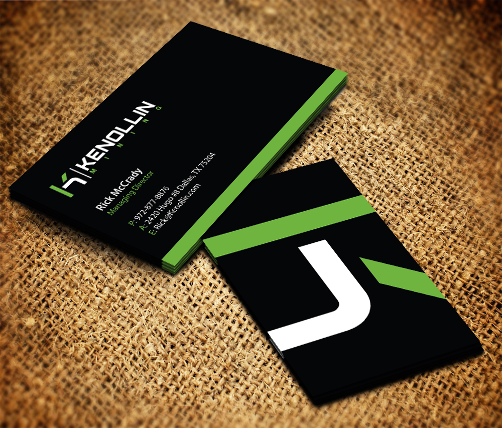 Business Card Design by Sarmishtha Chattopadhyay_loginchange for Kenollin Mining | Design #2468134