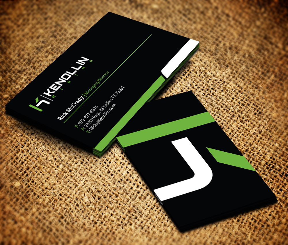 Business Card Design by Sarmishtha Chattopadhyay_loginchange for Kenollin Mining | Design #2469936