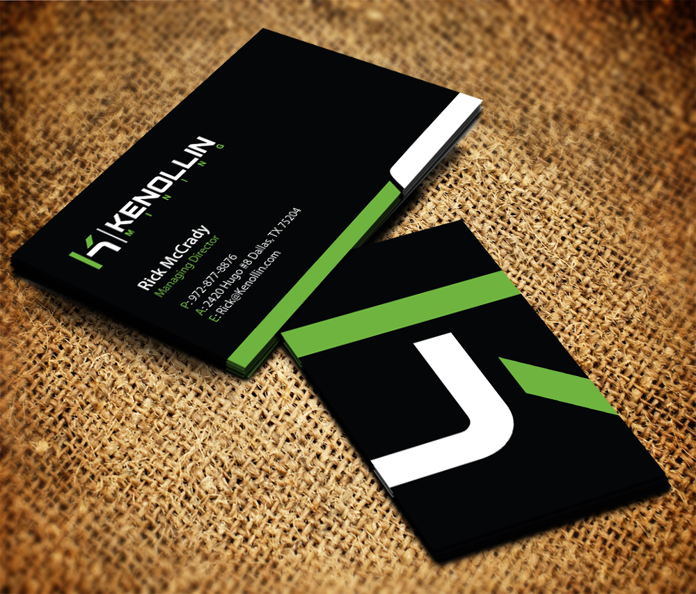 Business Card Design by Sarmishtha Chattopadhyay_loginchange for Kenollin Mining | Design #2469984