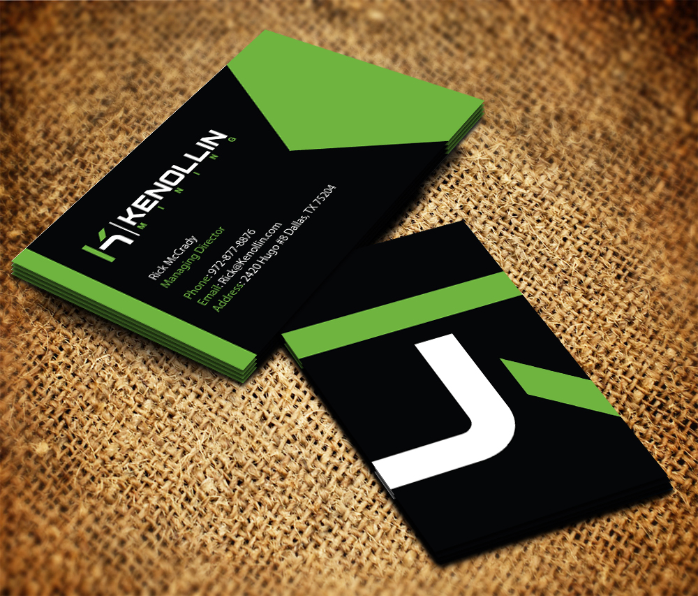 Business Card Design by Sarmishtha Chattopadhyay_loginchange for Kenollin Mining | Design #2481467
