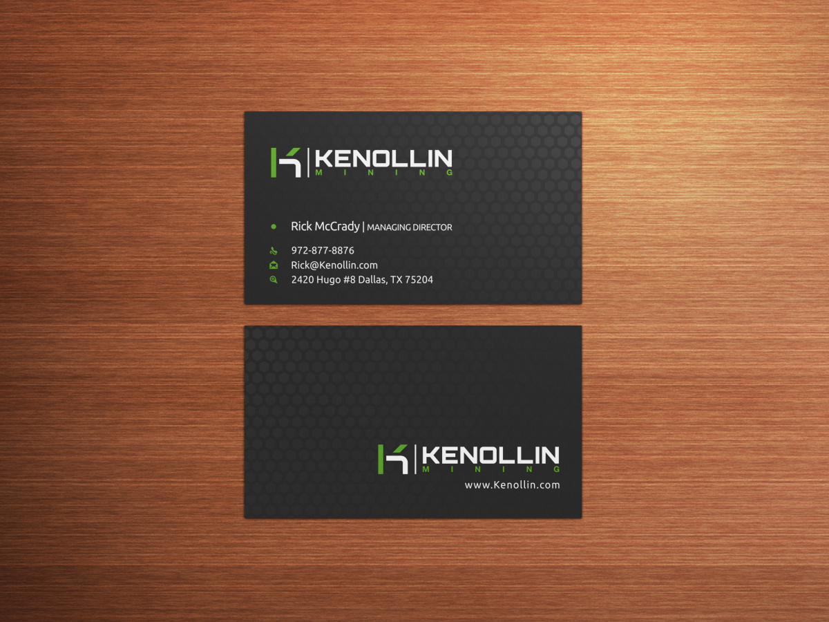 Business Card Design by HYPdesign for Kenollin Mining | Design #2470613