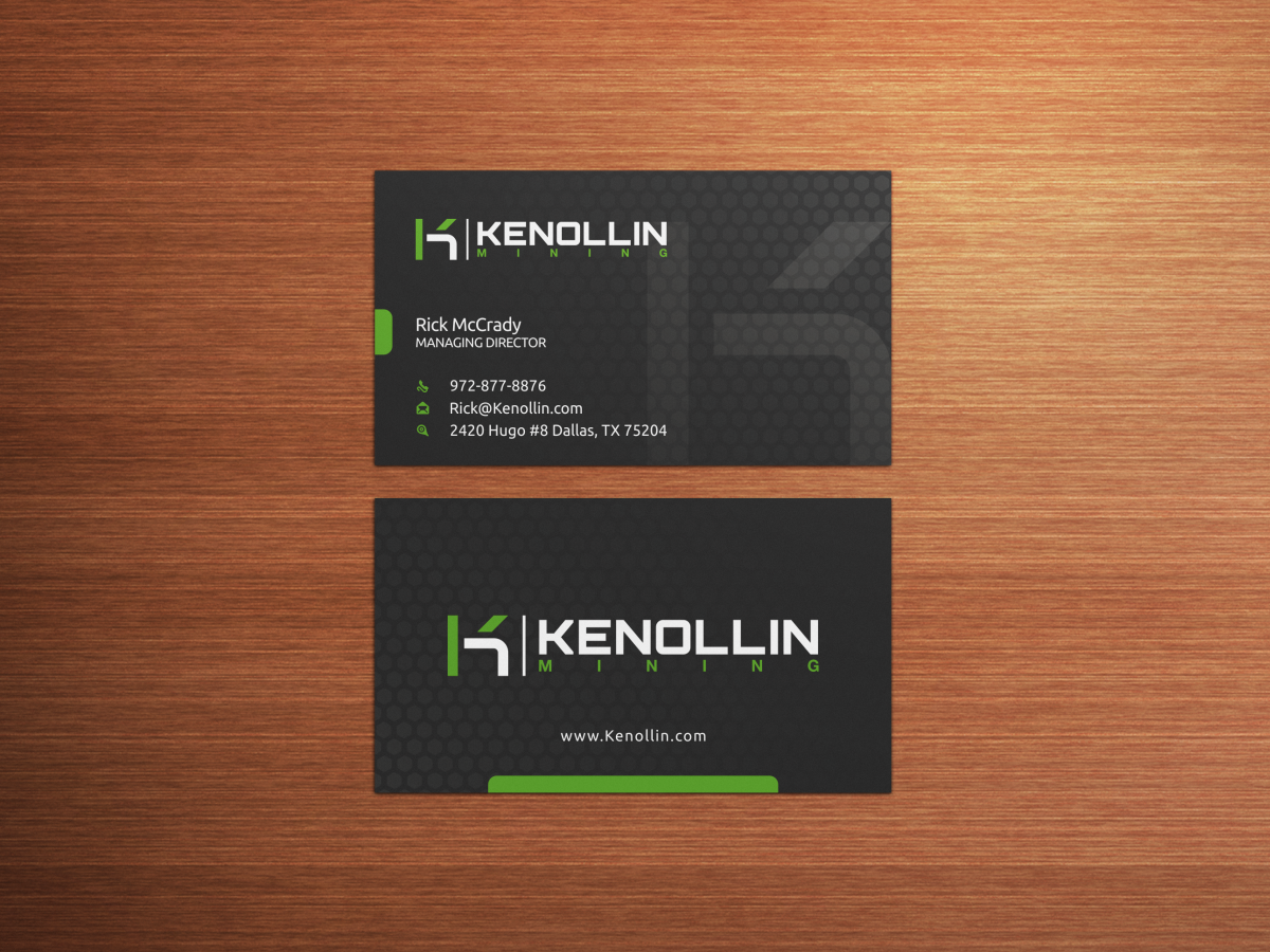 Business Card Design by HYPdesign for Kenollin Mining | Design #2470620