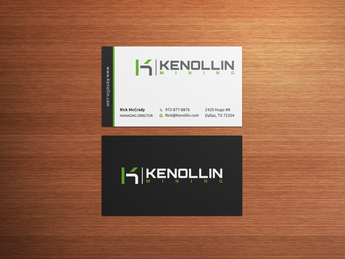 Business Card Design by HYPdesign for Kenollin Mining | Design #2470677
