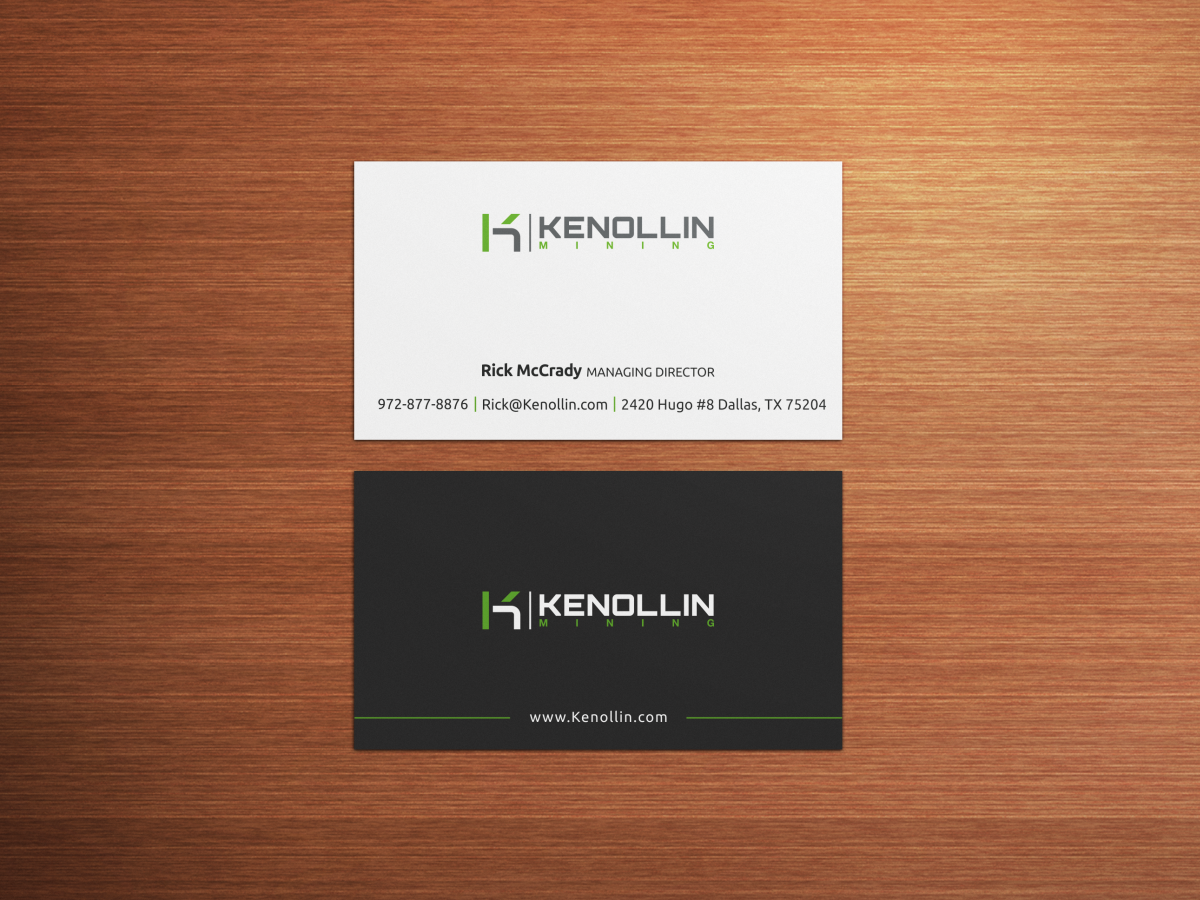 Business Card Design by HYPdesign for Kenollin Mining | Design #2473978