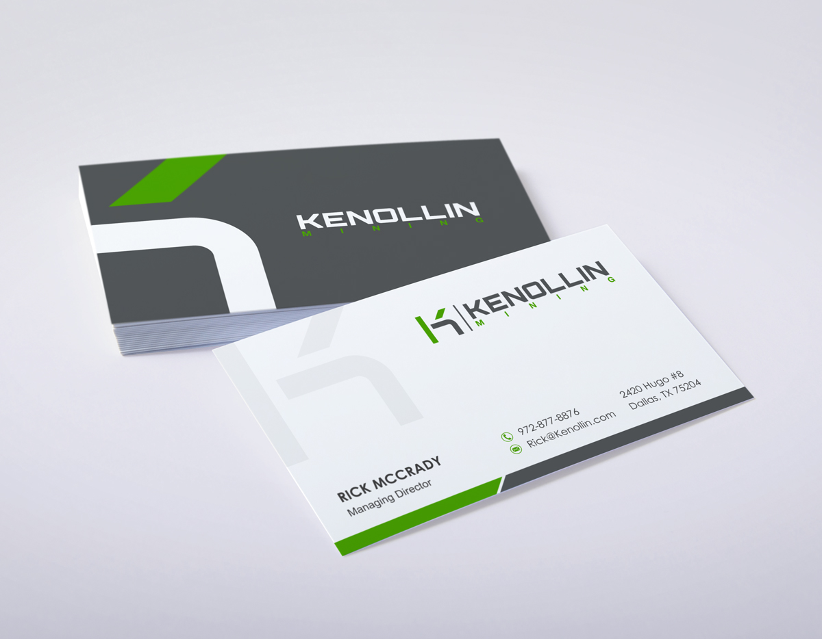 Business Card Design by logodentity for Kenollin Mining | Design #2464499