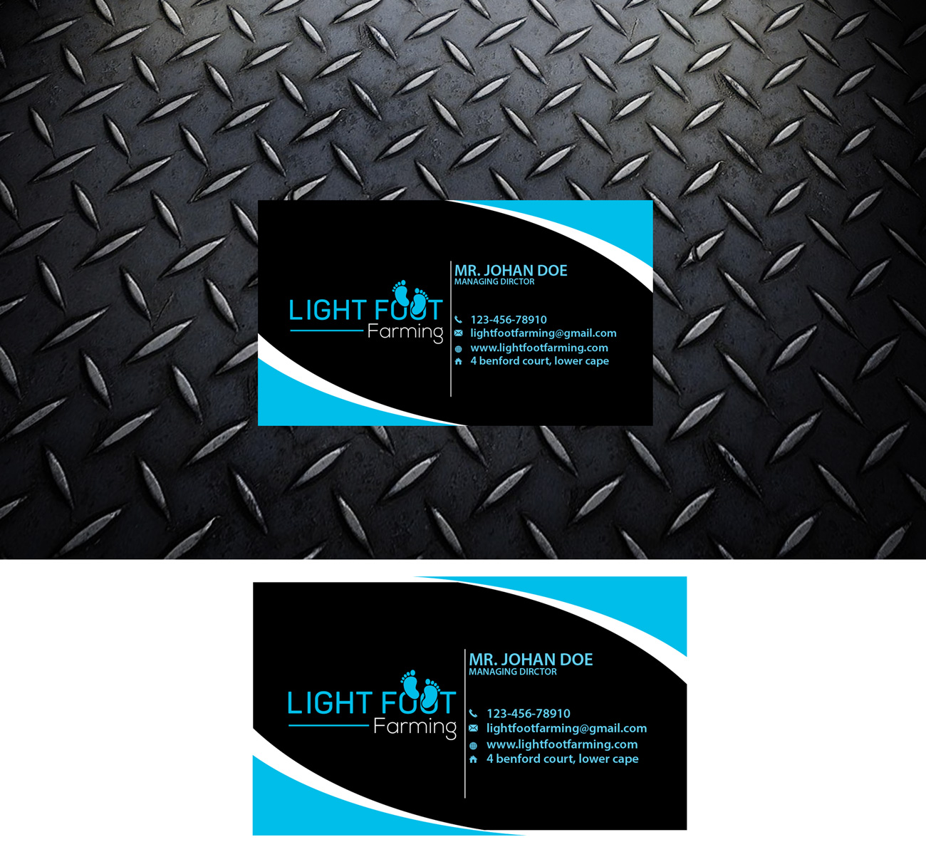 Business Card Design by Impressive Sol for Lighfoot Farming | Design #13624151