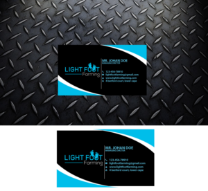 Business Card Design by Black Stallions Impressive Solutions for Lighfoot Farming | Design #13624151