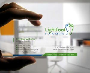 Design de Carte de Visite par Stylez Designz pour Lighfoot Farming | Design : #13740427