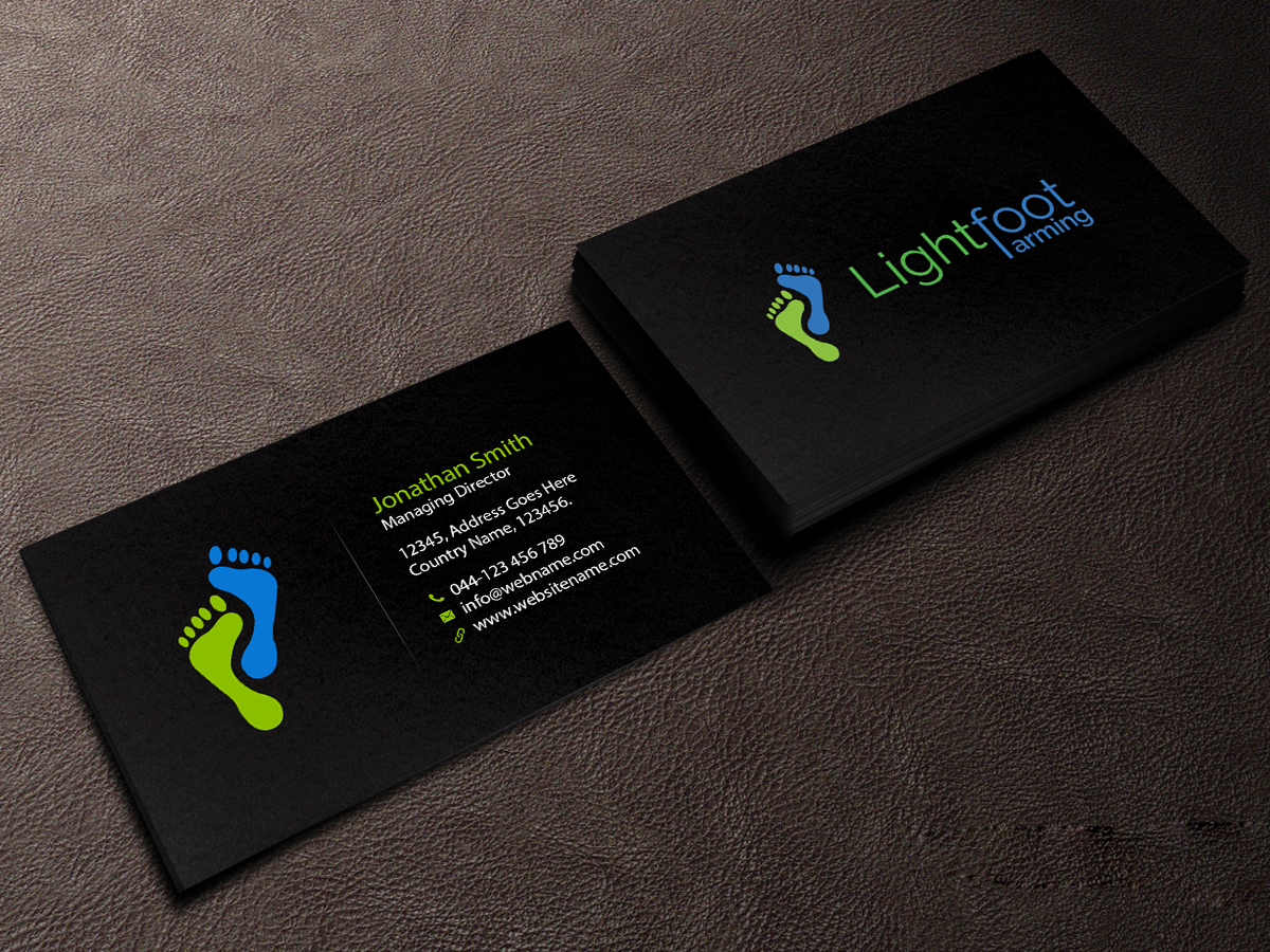 Design de Carte de Visite par Creations Box 2015 pour Lighfoot Farming | Design #13669508