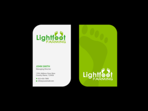 Design de Carte de Visite par Creations Box 2015 pour Lighfoot Farming | Design : #13669518