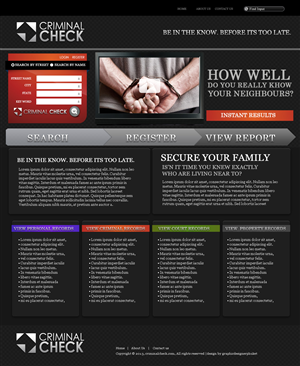 Landing Page Design by GraphicDesignerPhuket