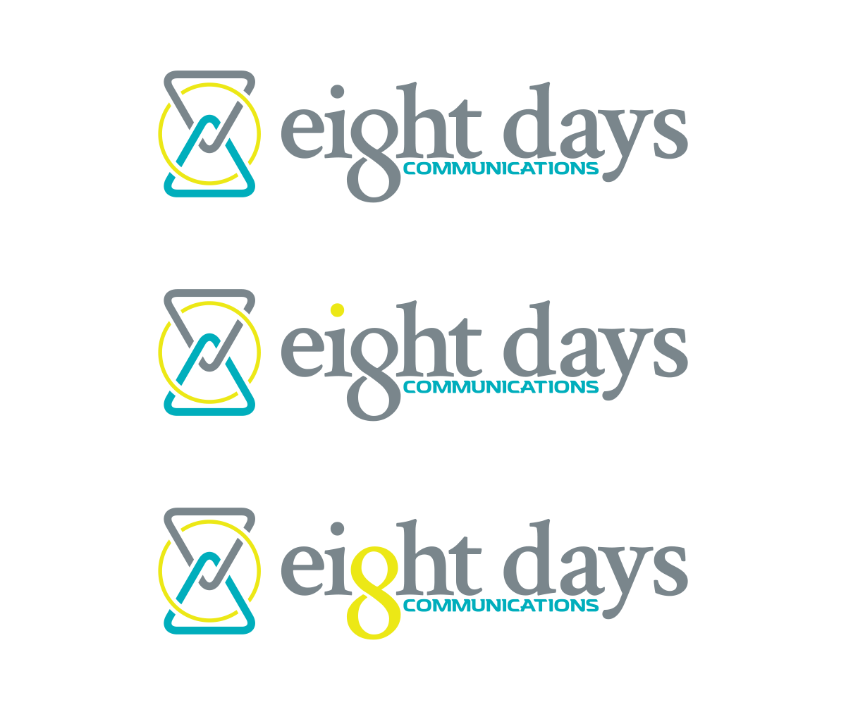 Logo Design by nreimer for Eight Days Communications | Design #13416561